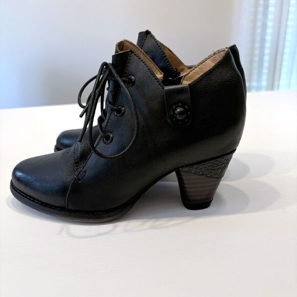 L’Artiste Women's Spring Step Juliane Black Ankle Boot Heels Steampunk 35‎ / 5 - Picture 2 of 12